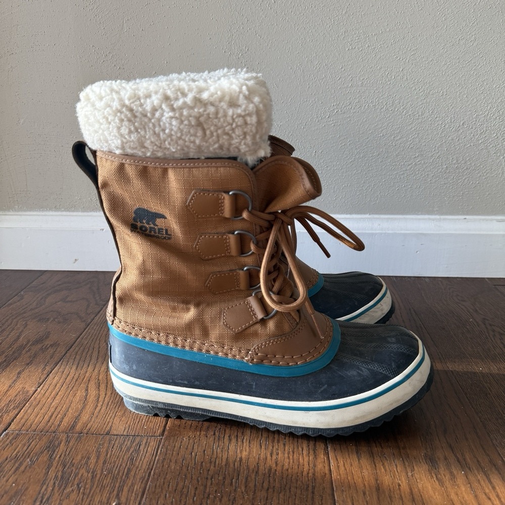 Sorel Winter Carnival Camel Brown Boots, Women's 7 US